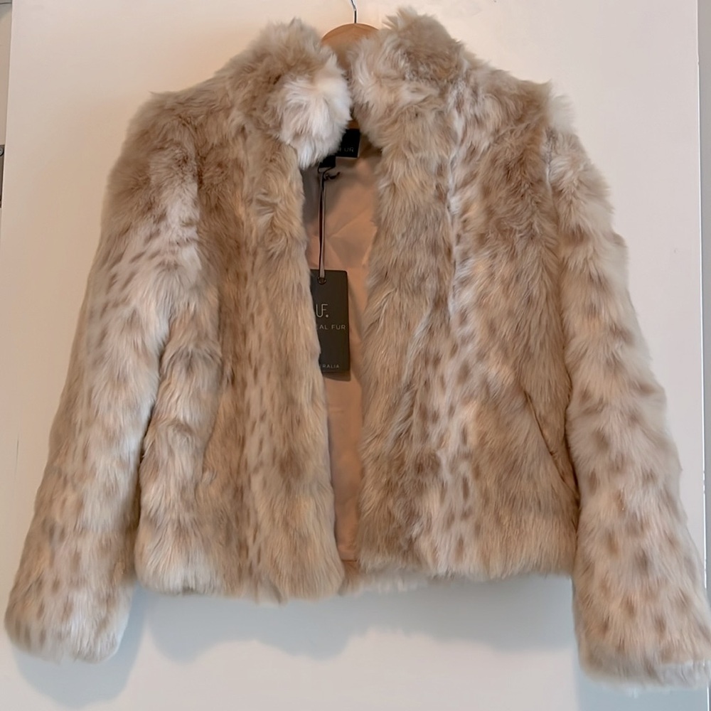 Unreal Fur Tan Faux Fur Jacket - Picture 2 of 4